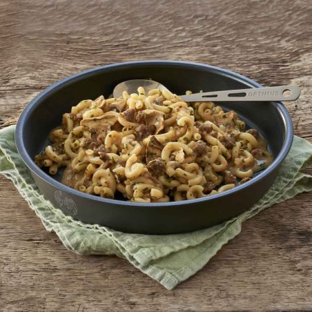 Hunter's beef with pasta