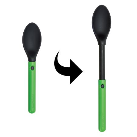 Optimus retractable long handle spoon