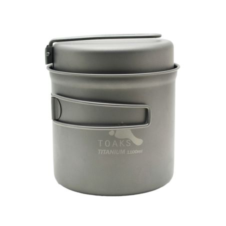 Titan-Kochset und Pfanne von Toaks - 1,1 L