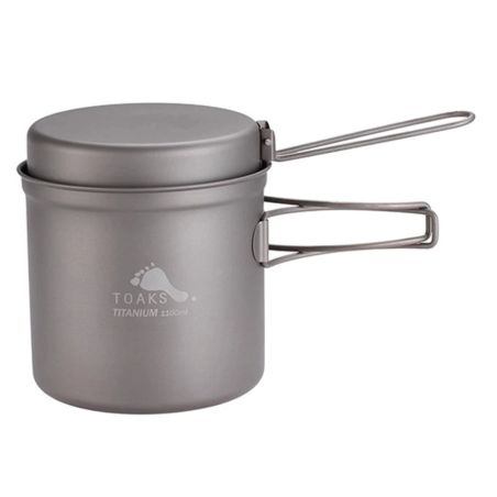 Titan-Kochset und Pfanne von Toaks - 1,1 L