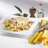 Lachs mit Reis und Gemüse