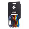 Kit de 6 mosquetões Black Diamond LiteWire RackPack