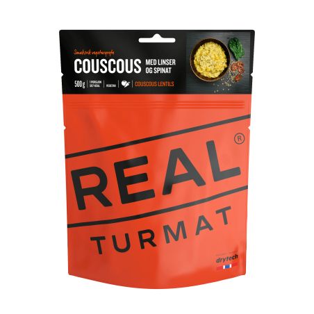Couscous mit Linsen und Spinat