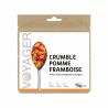 Apfel-Himbeer-Crumble