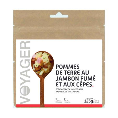 Patate con prosciutto affumicato e porcini