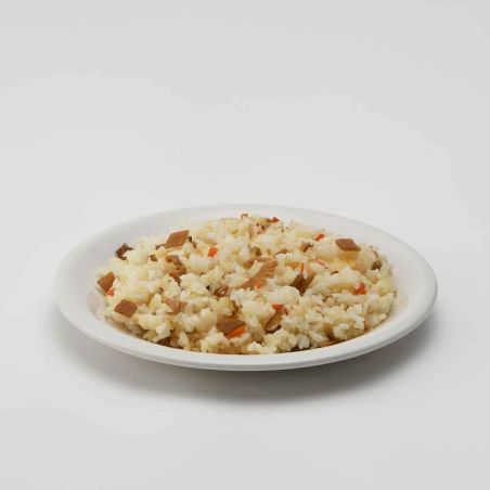 Riso bianco e verdure