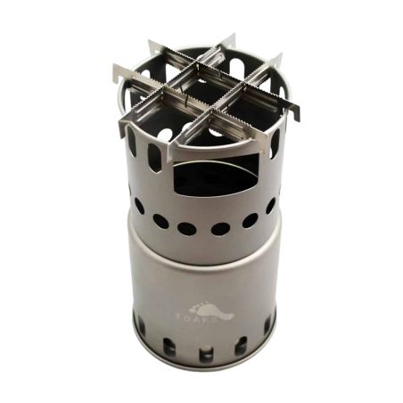 Pot support for Toaks wood stove