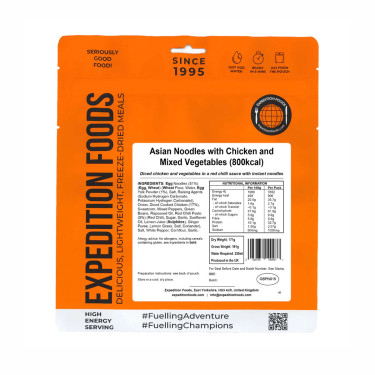 Noodles asiáticos com frango - Formato grande