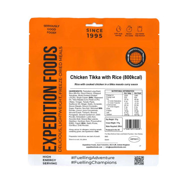 Pollo tikka con arroz - Formato grande