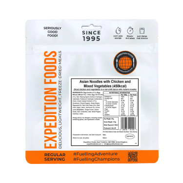 Asiatische Nudeln mit Hühnchen