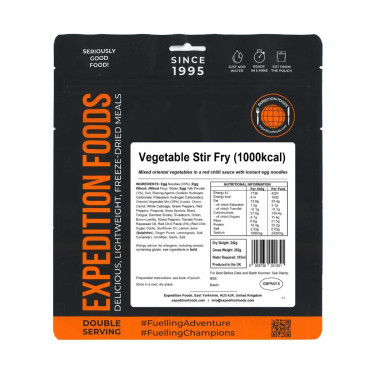 Warzywa smażone z makaronem - Podwójna porcja