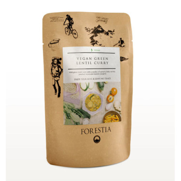 Vegetarisches grünes Linsen-Curry