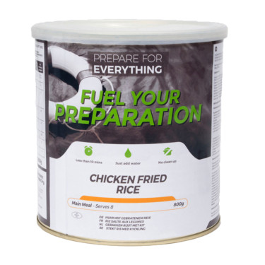 Frango, arroz salteado e legumes - 25 anos