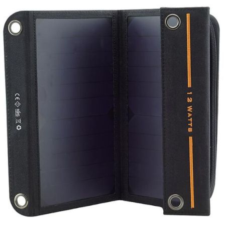 Panneau solaire + batterie externe X-Moove Solargo Trek 10000 mAh - 2 ports USB