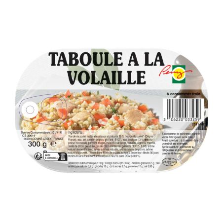 Tabulé de pollo