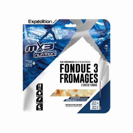 Fondue z 3 serów z grzankami