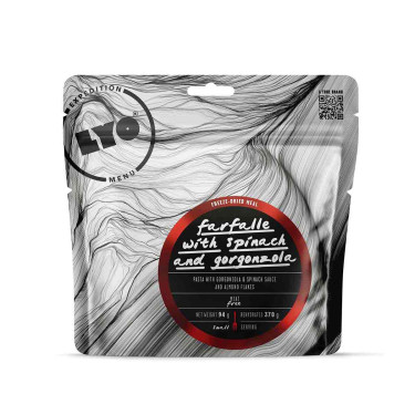 Farfalle met gorgonzola-spinaziesaus