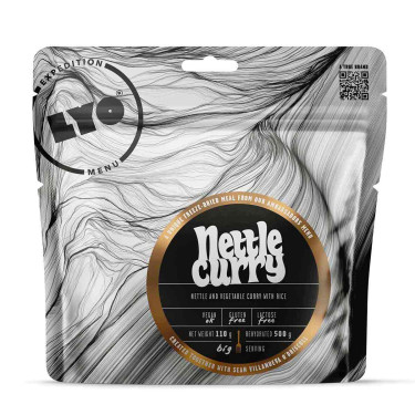 Curry verde di ortica con riso