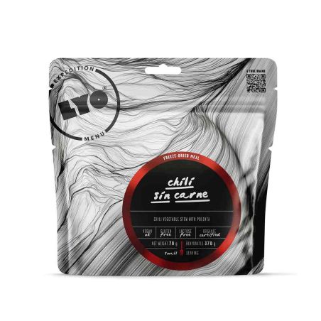 Chili sin carne med polenta økologisk