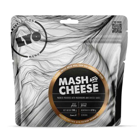 Aardappelpuree met kazen en champignons