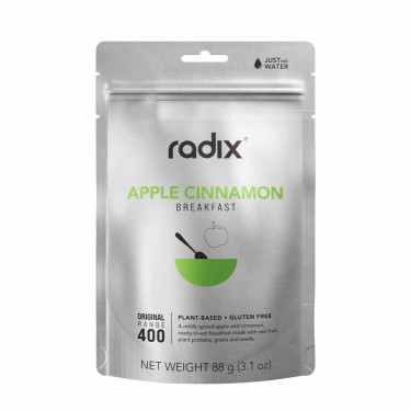 Gepuffter Reis mit Apfel und Zimt