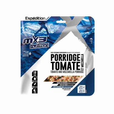 Porridge tomaat en mozzarella