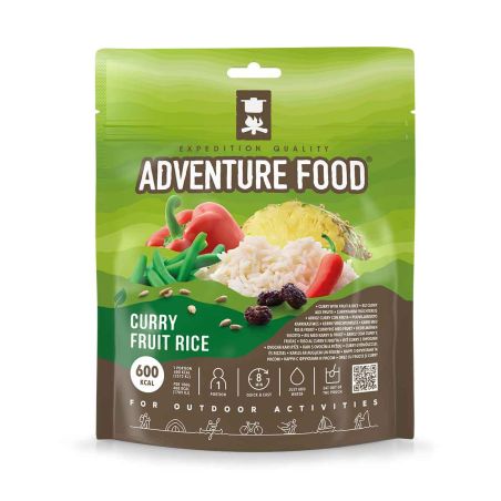 Arroz al curry con frutas