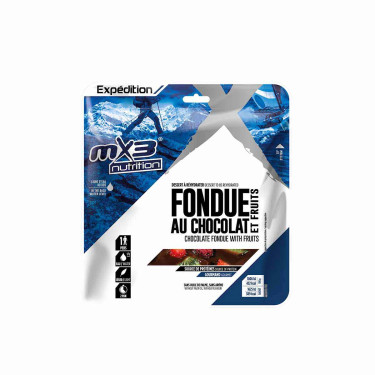 Chocoladefondue met fruit