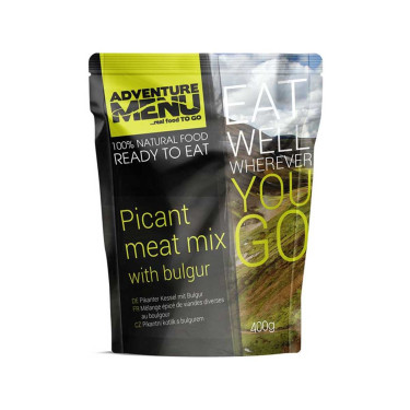 Spicy meat and bulgur mix