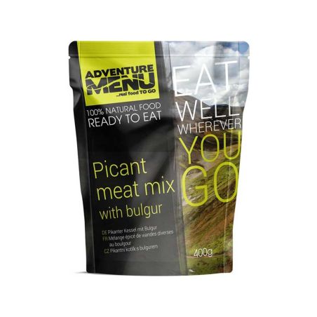 Spicy meat and bulgur mix