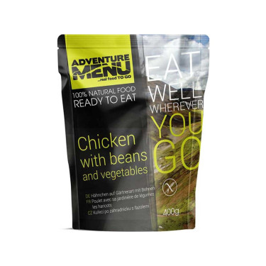 Mørt kylling med grøntsager