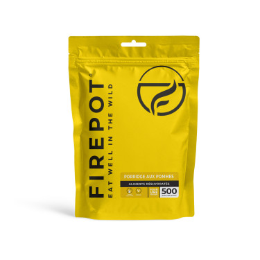 Havregrød med æbler