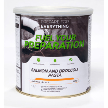 Massa com salmão e brócolos - 25 anos