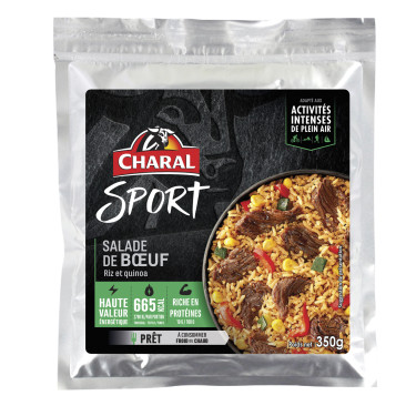 Nötköttssallad med ris och quinoa