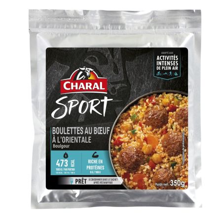 Polpette di manzo all'orientale e bulgur
