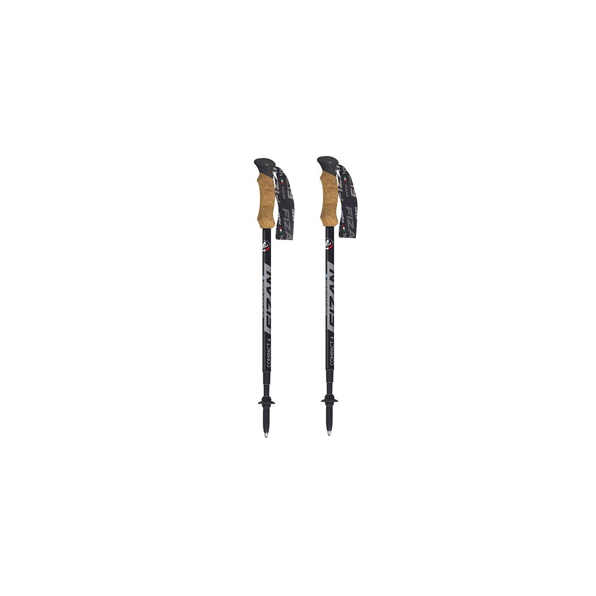 Bâtons De Randonnée Télescopiques Ultralégers – Réglables En Hauteur, Poignées En Liège, Avec Griffes – Pour Marche Nordique, Trekking, Ski De Fond