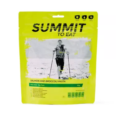 Salmão, brócolos e massa - Porção dupla