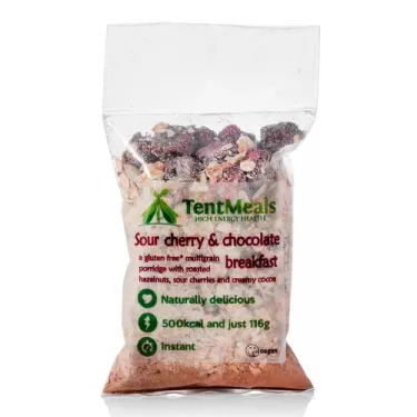 Śniadanie czekoladowo-wiśniowe