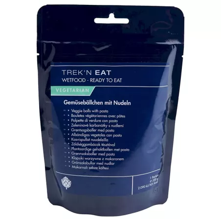 Vegetarische Bällchen mit Nudeln