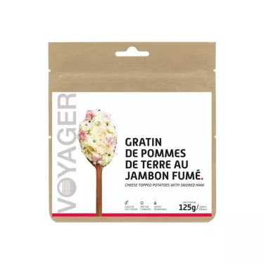 Gratén de patatas con jamón ahumado