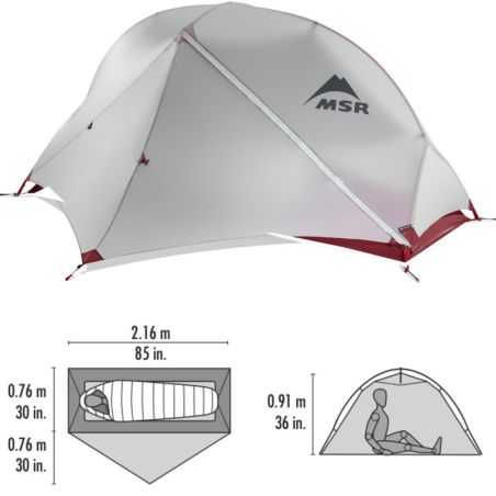 Tente de randonnée MSR Hubba NX - 1 personne