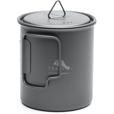 Toaks Ultralight Titanium Cookware with Lid - 0.45 L
