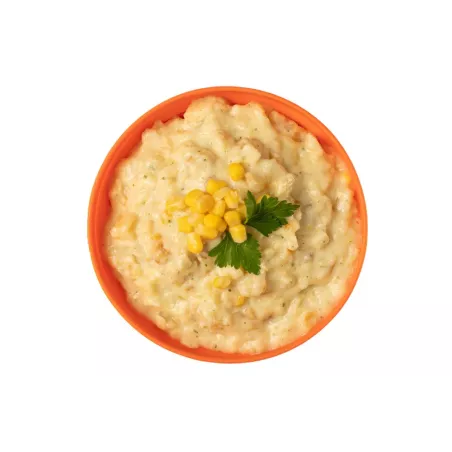 Pescado y patatas con salsa de perejil - Formato grande