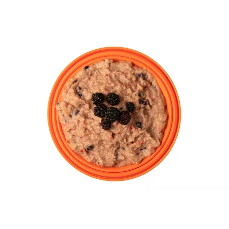 Crème anglaise aux fruits rouges