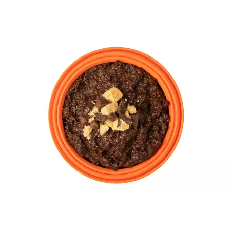 Budino al biscotto con gocce di cioccolato