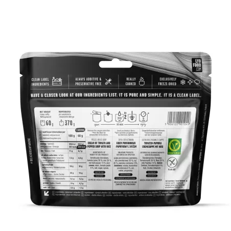 Vellutata di pomodori e peperoni con riso