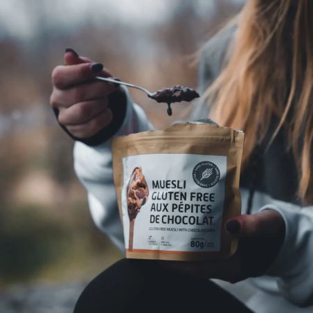 Muesli senza glutine con gocce di cioccolato