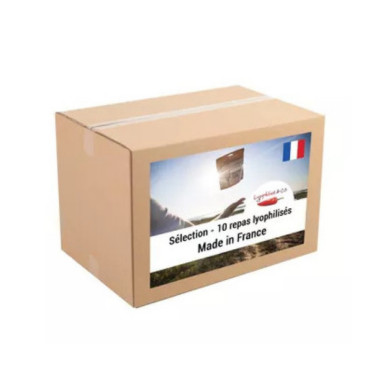 Valikoima: 10 kylmäkuivattua ateriaa Made in France