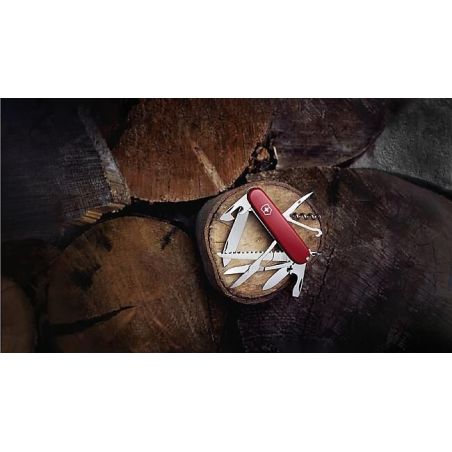 Scyzoryk szwajcarski Victorinox Huntsman - 15 narzędzi - Czerwony