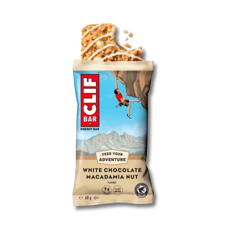 Energieriegel Clif Bar - Hafer und Macadamianüsse, weiße Schokolade